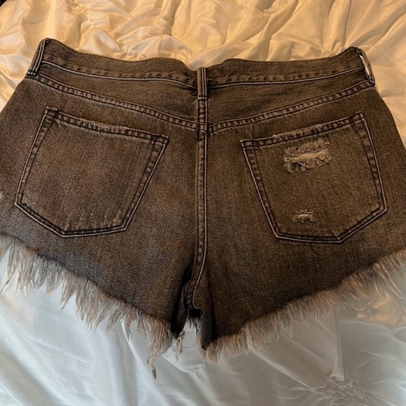 We The Free Black Denim Shorts - Picture 3 of 5